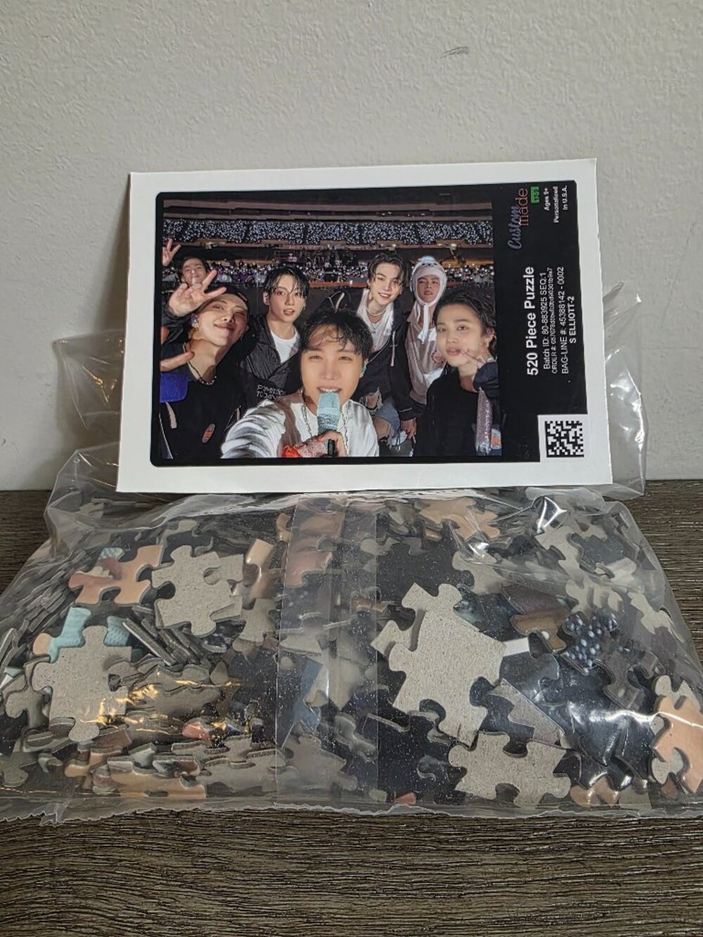NEW BTS 520 Piece Jigsaw Puzzle Featuring Permission to Dance Concert Picture